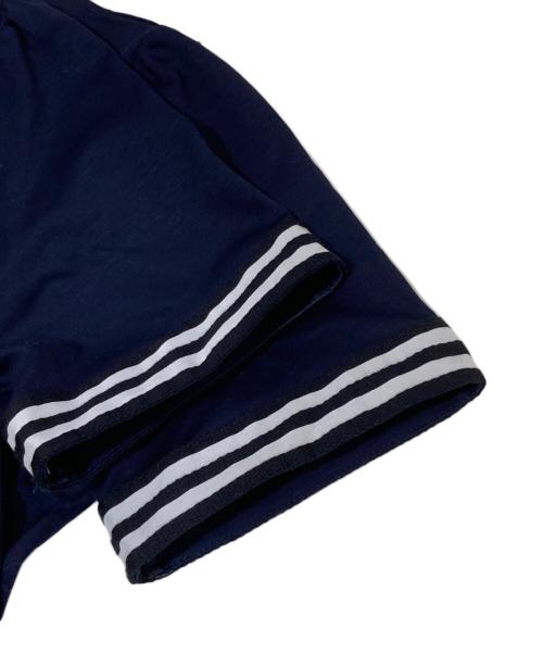 BORDERS at BALCONY（ボーダーズアットバルコニー）BORDERS AT BALCONY (ボーダーズアットバルコニー) FLARE TEE DRESS ネイビー サイズ:38の古着・服飾アイテム