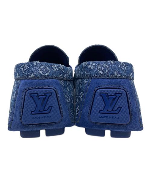 LOUIS VUITTON（ルイ ヴィトン）LOUIS VUITTON (ルイ ヴィトン) LV ドライバーローファー ブルー サイズ:7の古着・服飾アイテム