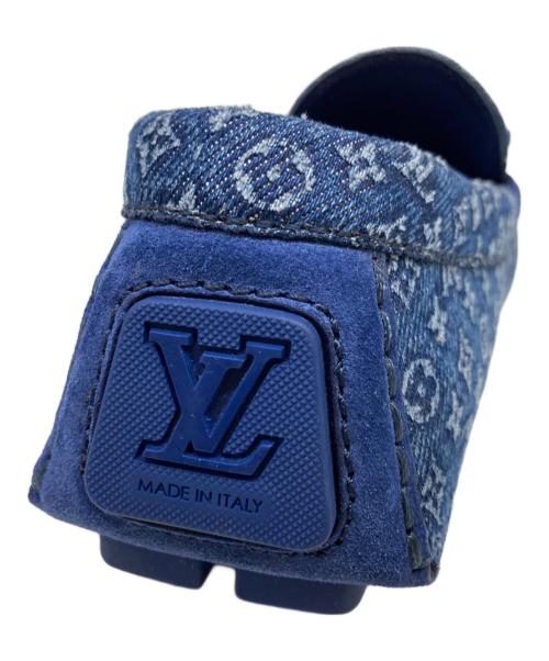 LOUIS VUITTON（ルイ ヴィトン）LOUIS VUITTON (ルイ ヴィトン) LV ドライバーローファー ブルー サイズ:7の古着・服飾アイテム