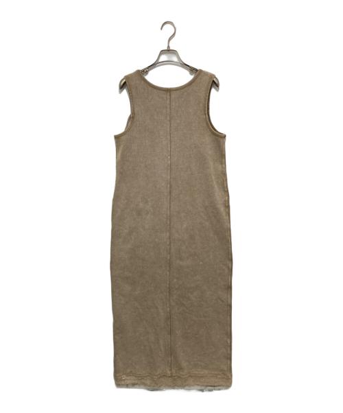 Ameri（アメリ）Ameri (アメリ) MEDI 2WAY DENIM LIKE LACE DOCKING DRESS ブラウン サイズ:Mの古着・服飾アイテム