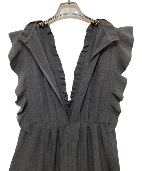 Snidel（スナイデル）Snidel (スナイデル) デザインティアードワンピース グレー サイズ:１の古着・服飾アイテム