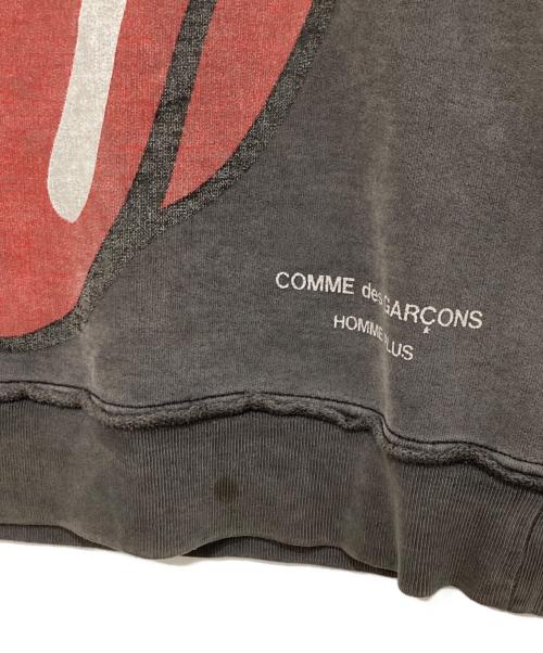 COMME des GARCONS HOMME PLUS（コムデギャルソンオムプリュス）COMME des GARCONS HOMME PLUS (コムデギャルソンオムプリュス) ローリングストーンズプリントスウェット 12+3 サイズ:Sの古着・服飾アイテム