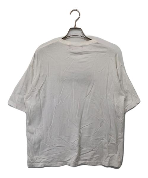 ideaswam（イデアスワム）ideaswam (イデアスワム) OUROBOROS LOGO TEE　ロゴ刺繍Tシャツ　ID24SS-CT06 ホワイト サイズ:Lの古着・服飾アイテム