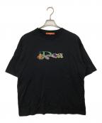 ideaswamイデアスワム）の古着「OUROBOROS LOGO TEE　ロゴ刺繍Tシャツ」｜ブラック