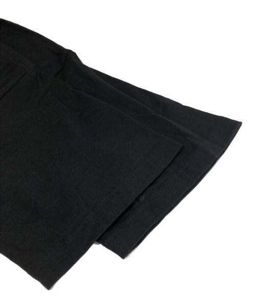 ideaswam（イデアスワム）ideaswam (イデアスワム) OUROBOROS LOGO TEE　ロゴ刺繍Tシャツ ブラック サイズ:Lの古着・服飾アイテム