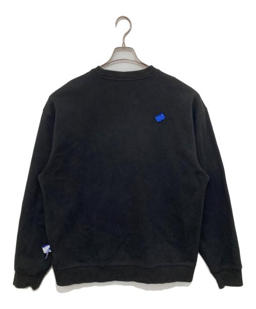 ADER error（アーダーエラー）ADER error (アーダーエラー) MAISON KITSUNE (メゾンキツネ) Yoga blue fox sweatshirt ブラック サイズ:A3の古着・服飾アイテム