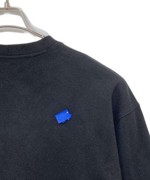 ADER error（アーダーエラー）ADER error (アーダーエラー) MAISON KITSUNE (メゾンキツネ) Yoga blue fox sweatshirt ブラック サイズ:A3の古着・服飾アイテム