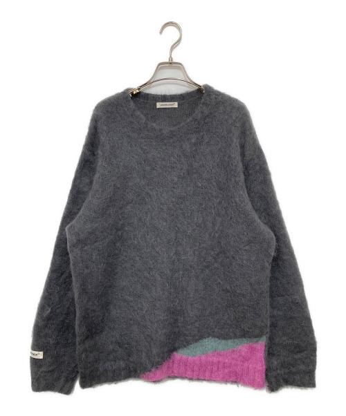 UNDERCOVER（アンダーカバー）UNDERCOVER (アンダーカバー) モヘアニット グレー サイズ:4の古着・服飾アイテム