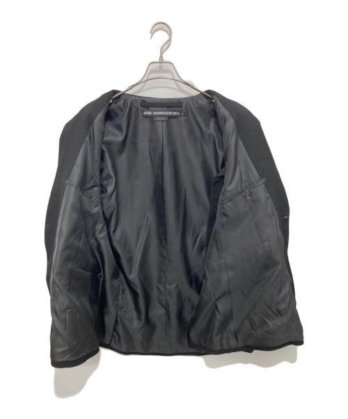 ANDERSSON BELL（アンダーソンベル）ANDERSSON BELL (アンダーソンベル) フリンジテーラードジャケット ブラック サイズ:XLの古着・服飾アイテム