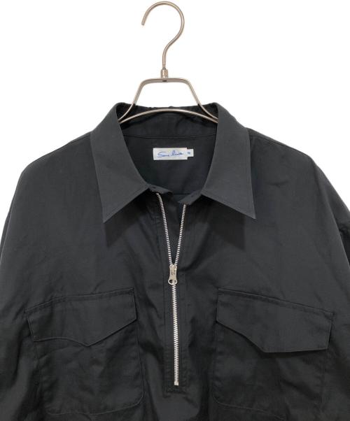 sans limite（サンリミット）sans limite (サンリミット) プルオーバージップアップシャツ ブラック サイズ:2の古着・服飾アイテム