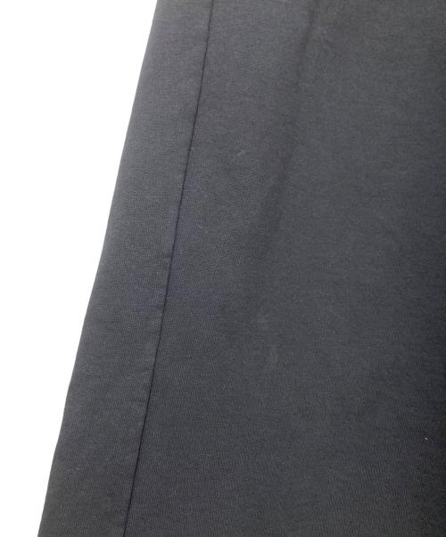 MM6 Maison Margiela（エムエムシックスメゾンマルジェラ）MM6 Maison Margiela (エムエムシックスメゾンマルジェラ) Wide leg cotton jersey pants with patch detail ブラック サイズ:XSの古着・服飾アイテム