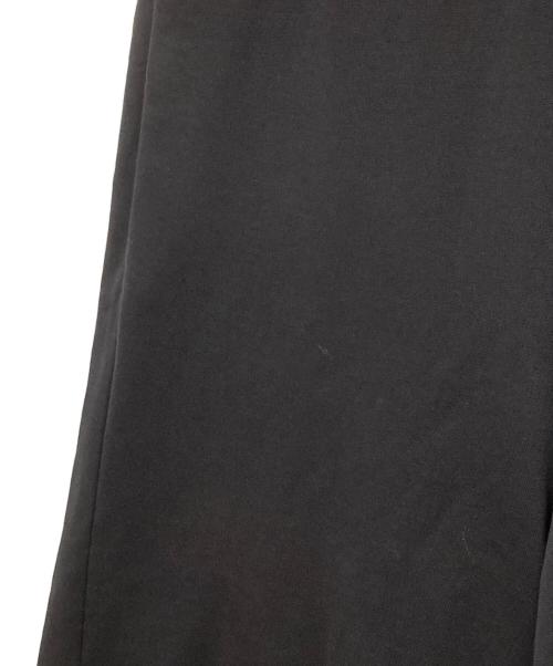 MM6 Maison Margiela（エムエムシックスメゾンマルジェラ）MM6 Maison Margiela (エムエムシックスメゾンマルジェラ) Wide leg cotton jersey pants with patch detail ブラック サイズ:XSの古着・服飾アイテム