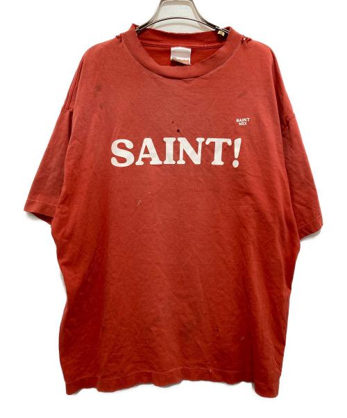 SAINT MICHAEL（セントマイケル）SAINT MICHAEL (セントマイケル) S/S TEE SAINT レッド サイズ:ＸＬの古着・服飾アイテム