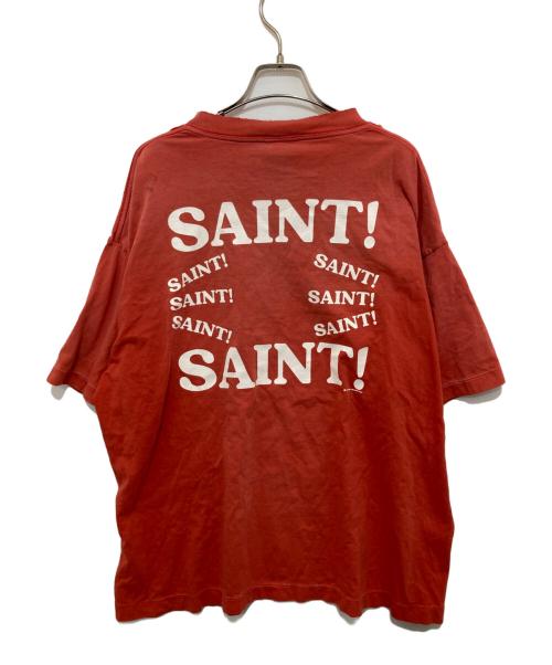 SAINT MICHAEL（セントマイケル）SAINT MICHAEL (セントマイケル) S/S TEE SAINT レッド サイズ:ＸＬの古着・服飾アイテム