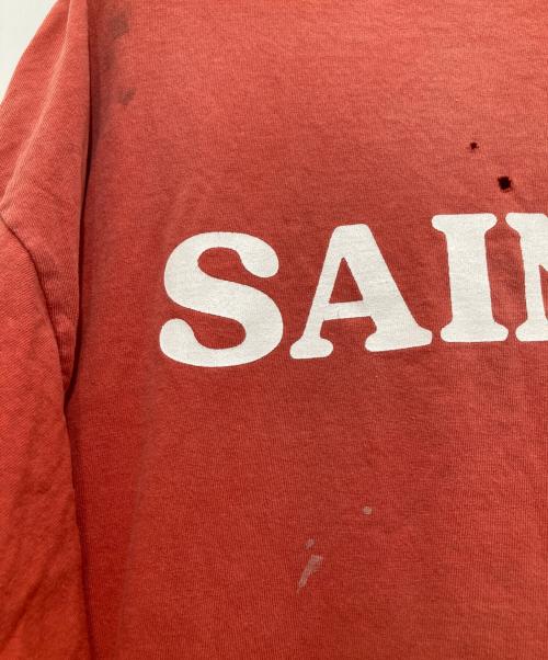 SAINT MICHAEL（セントマイケル）SAINT MICHAEL (セントマイケル) S/S TEE SAINT レッド サイズ:ＸＬの古着・服飾アイテム