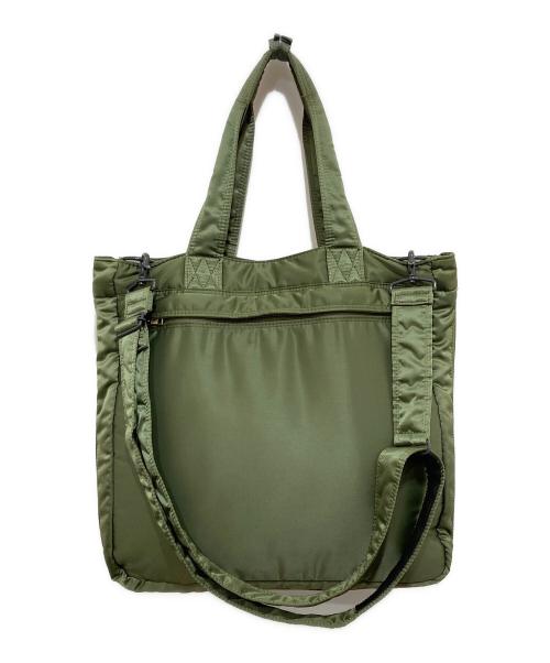 PORTER（ポーター）PORTER (ポーター) TANKER 2WAY TOTE BAG カーキの古着・服飾アイテム