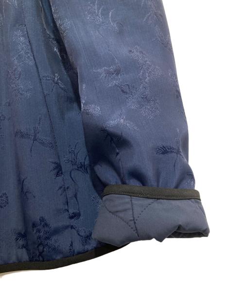 Mame Kurogouchi（マメクロゴウチ）Mame Kurogouchi (マメクロゴウチ) Crane Pattern Jacquared Jacket ネイビー サイズ:2の古着・服飾アイテム