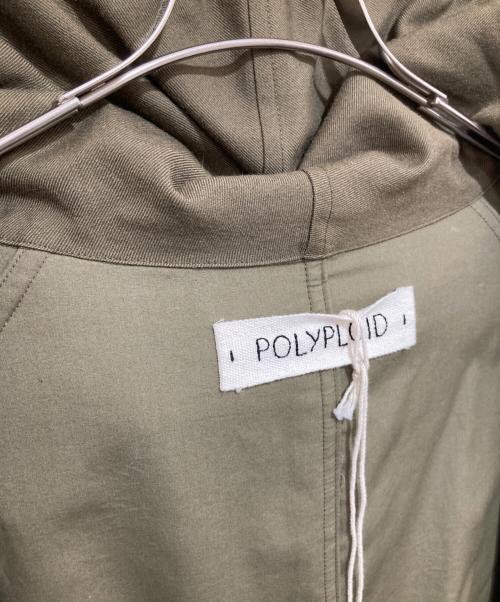 POLYPLOID（ポリプロイド）POLYPLOID (ポリプロイド) OVERSIZE PARKA B オリーブ サイズ:3の古着・服飾アイテム