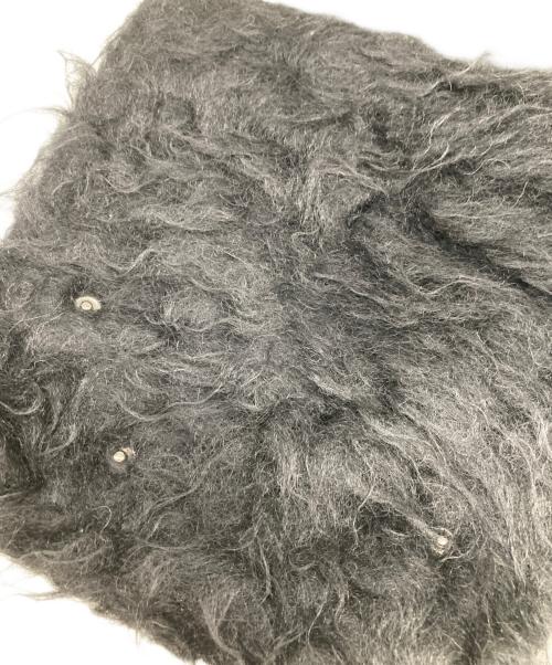 OUAT（オーユーエーティー）OUAT (オーユーエーティー) モヘアショルダーバッグ ブラックの古着・服飾アイテム