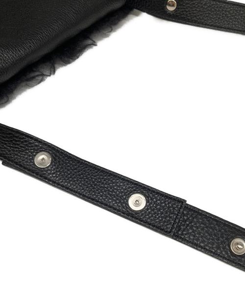 OUAT（オーユーエーティー）OUAT (オーユーエーティー) モヘアショルダーバッグ ブラックの古着・服飾アイテム