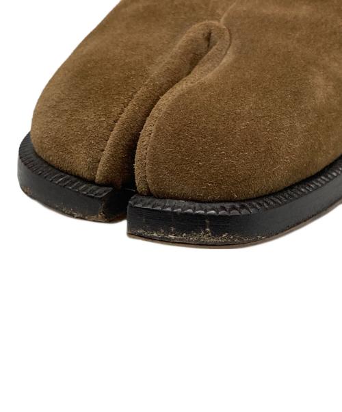 Maison Margiela（メゾンマルジェラ）Maison Margiela (メゾンマルジェラ) Tabi Suede Loafer ブラウン サイズ:23の古着・服飾アイテム