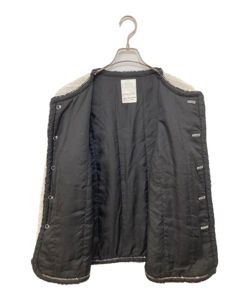 READYMADE（レディメイド）READYMADE (レディメイド) TWEED JACKET/WHITE ホワイト サイズ:2の古着・服飾アイテム