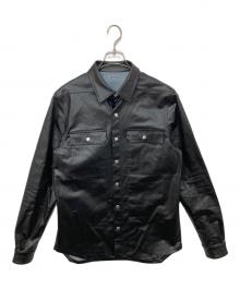 RICK OWENS（リックオウエンス）の古着「OUTERSHIRT」｜ブラック