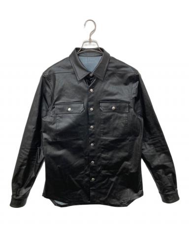 Rick Owens リックオウエンス ブルゾン（その他） M 黒 【古着】【中古】【送料無料】 中古・古着通販】RICK OWENS (リックオウエンス) OUTERSHIRT ブラック