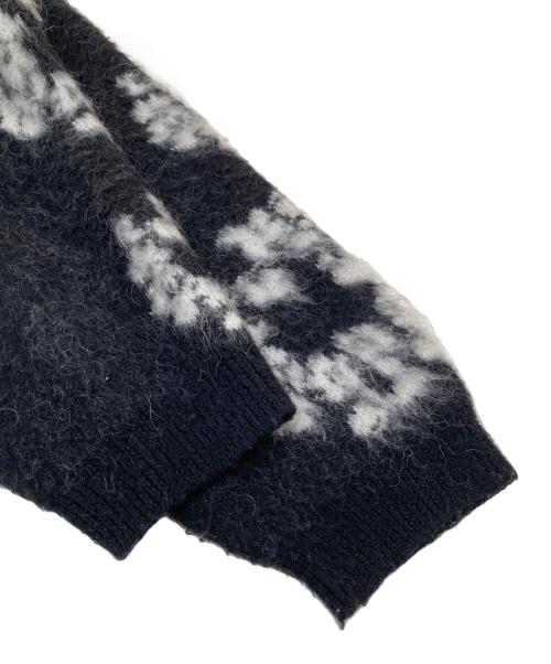 SAINT MICHAEL（セントマイケル）SAINT MICHAEL (セントマイケル) Denim Tears (デニムティアーズ) DT MH CARDIGAN/CT WRTH/BLACK ブラック サイズ:XLの古着・服飾アイテム