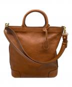 organオルガン）の古着「2WAYファスナートート」｜ブラウン