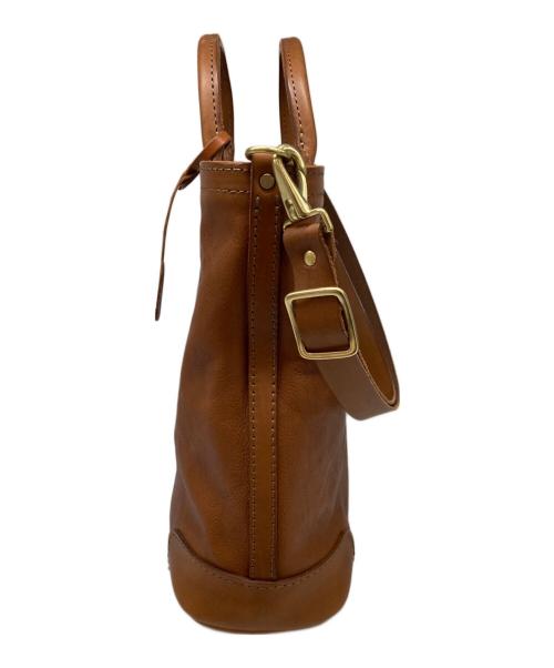 organ（オルガン）organ (オルガン) 2WAYファスナートート ブラウンの古着・服飾アイテム