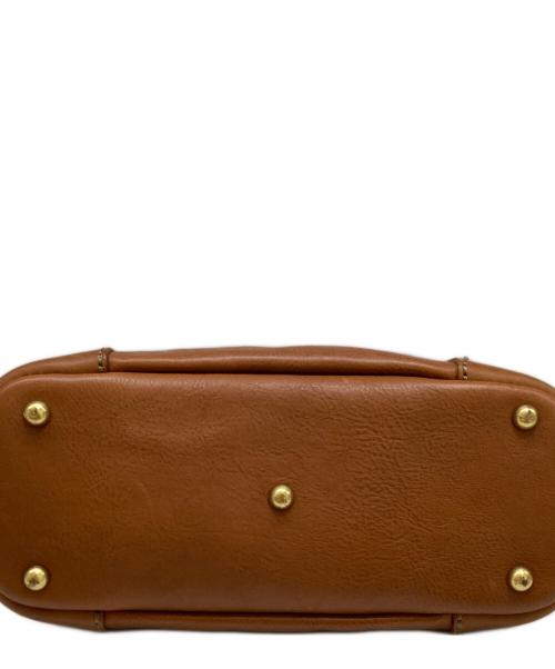 organ（オルガン）organ (オルガン) 2WAYファスナートート ブラウンの古着・服飾アイテム