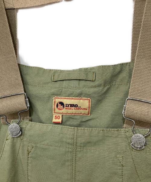 NIGEL CABOURN（ナイジェルケーボン）NIGEL CABOURN (ナイジェルケーボン) FACTORY DUNGAREE COTTON RIPSTOP オリーブ サイズ:記載無しの古着・服飾アイテム