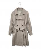 MaxMaraマックスマーラ）の古着「ダブルブレストトレンチコート」｜ベージュ