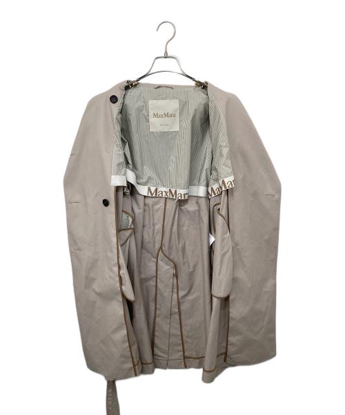 MaxMara（マックスマーラ）MaxMara (マックスマーラ) ダブルブレストトレンチコート ベージュ サイズ:36の古着・服飾アイテム