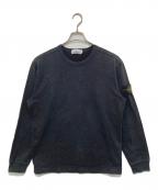 STONE ISLANDストーンアイランド）の古着「ヘビーウエイトクルーネック カットソー」｜ブラック