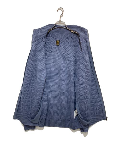 BATONER（バトナ―）BATONER (バトナ―) ウール5Gシグニチャー畦編みドライバーズニット グレー サイズ:3の古着・服飾アイテム