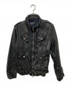 NEIL BARRETTニールバレット）の古着「ライダースジャケット」｜ブラック