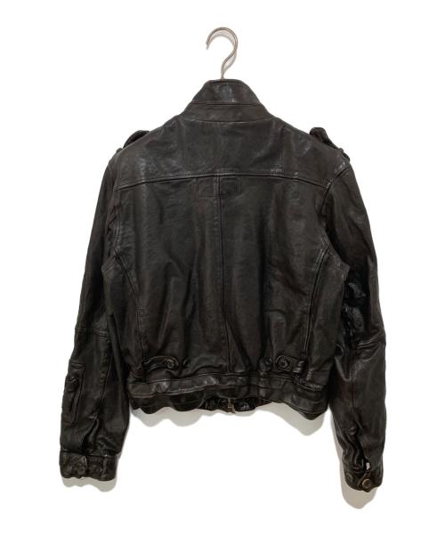 NEIL BARRETT（ニールバレット）NEIL BARRETT (ニールバレット) ライダースジャケット ブラウン サイズ:XSの古着・服飾アイテム
