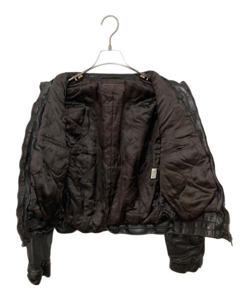 NEIL BARRETT（ニールバレット）NEIL BARRETT (ニールバレット) ライダースジャケット ブラウン サイズ:XSの古着・服飾アイテム