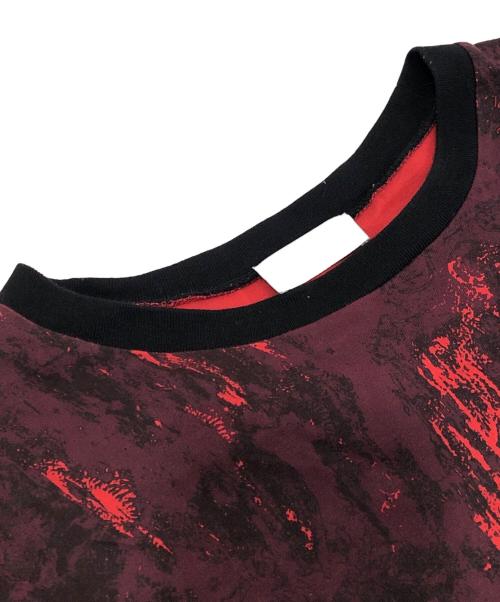 Dior（ディオール）Dior (ディオール) 総柄Tシャツ レッド サイズ:Sの古着・服飾アイテム