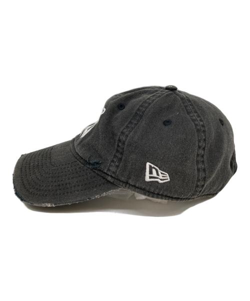 New Era（ニューエラ）New Era (ニューエラ) BASICKS (ベイシックス) コラボキャップ/ヴィンテージ加工 グレーの古着・服飾アイテム