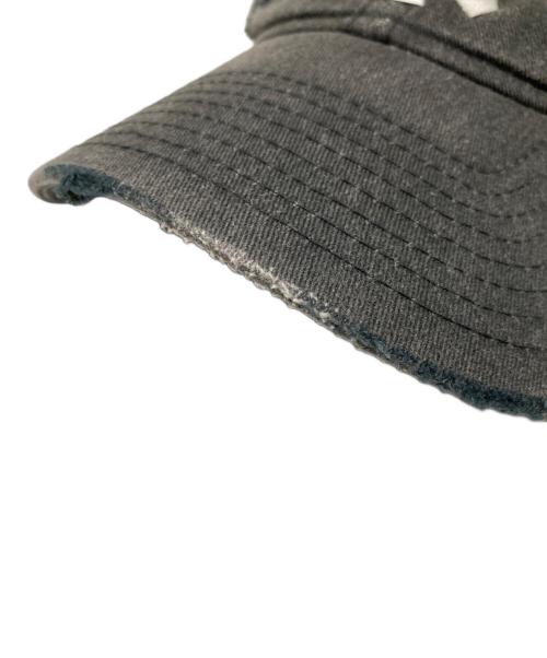 New Era（ニューエラ）New Era (ニューエラ) BASICKS (ベイシックス) コラボキャップ/ヴィンテージ加工 グレーの古着・服飾アイテム