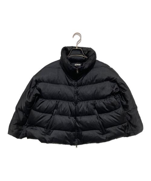 MIU MIU（ミュウミュウ）MIU MIU (ミュウミュウ) ショート丈  スタンドカラー ダウンジャケット  2011年  ブラック サイズ:38の古着・服飾アイテム