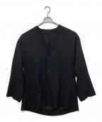 LAD MUSICIANラッドミュージシャン）の古着「COLLARLESS JACKET」｜ブラック