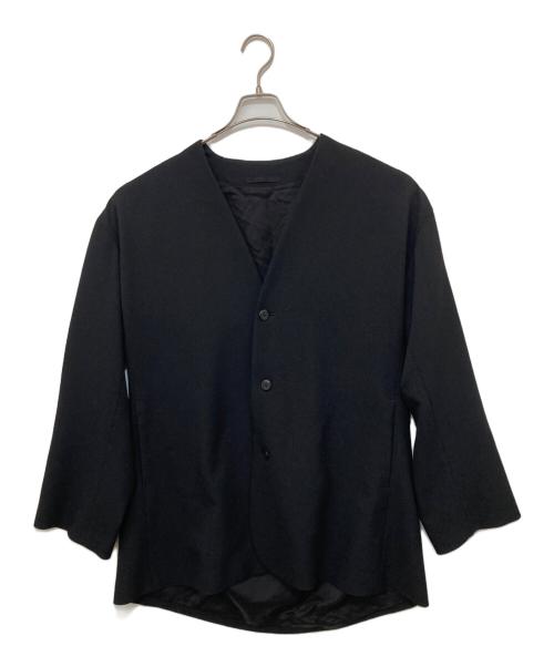 LAD MUSICIAN（ラッドミュージシャン）LAD MUSICIAN (ラッドミュージシャン) COLLARLESS JACKET ブラック サイズ:46の古着・服飾アイテム