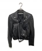 JOHN LAWRENCE SULLIVANジョン ローレンス サリバン）の古着「lambskin rider's jacket」｜ブラック