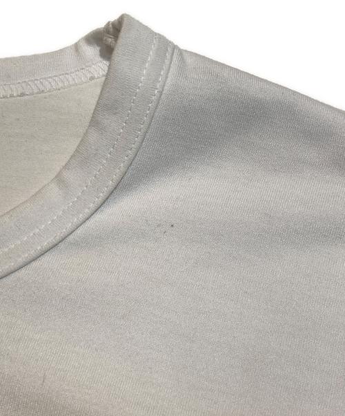 COMME des GARCONS HOMME PLUS（コムデギャルソンオムプリュス）COMME des GARCONS HOMME PLUS (コムデギャルソンオムプリュス) slogan print long sleeve T-shirt ホワイト サイズ:Mの古着・服飾アイテム