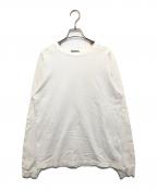 DIOR HOMMEディオール オム）の古着「オブリーク ロゴ ロングスリーブTシャツ」｜ホワイト