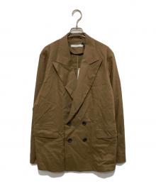 VICTIM&CO（ヴィクティム）の古着「LINEN BIG JACKET」｜ブラウン